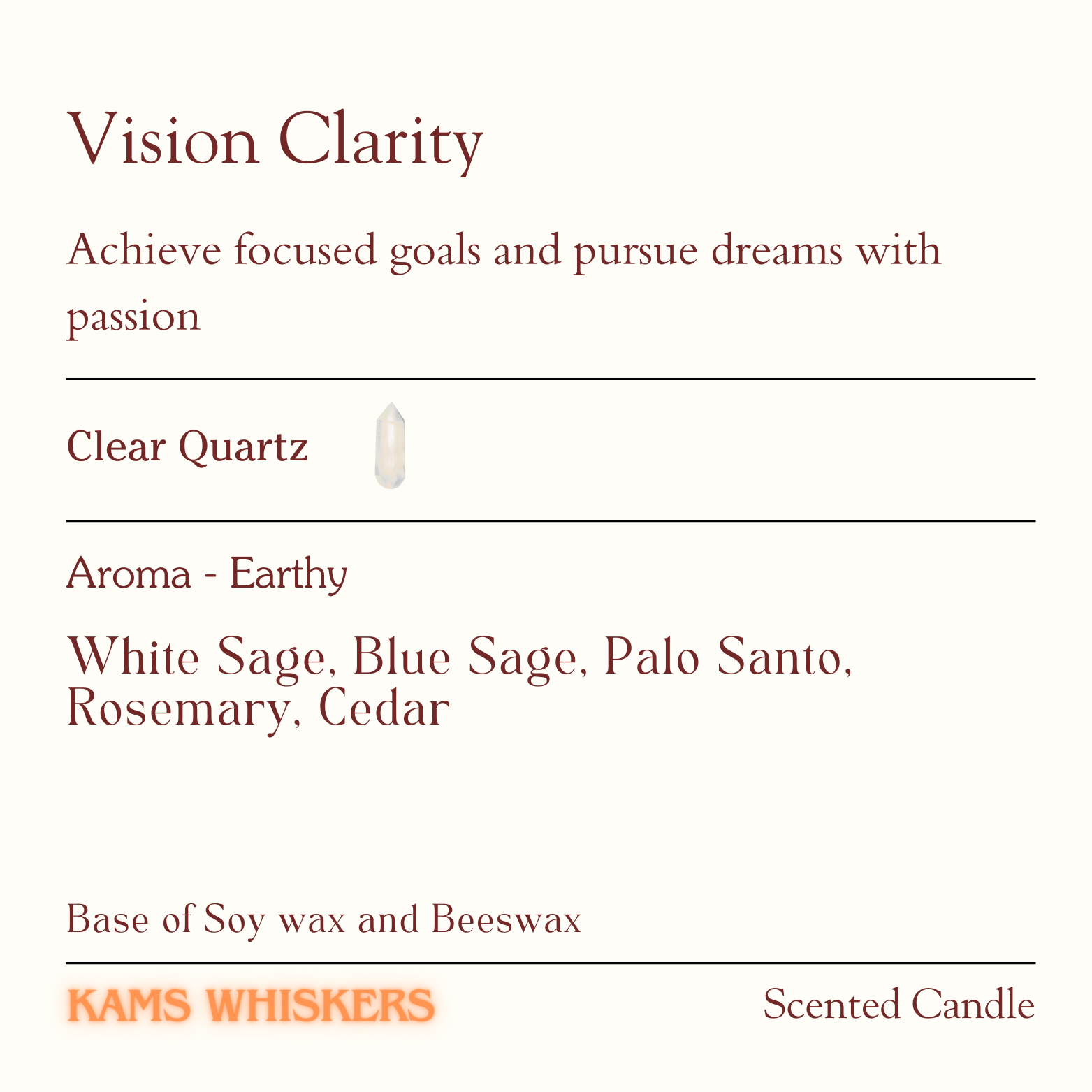Vision Clarity Scented Candle