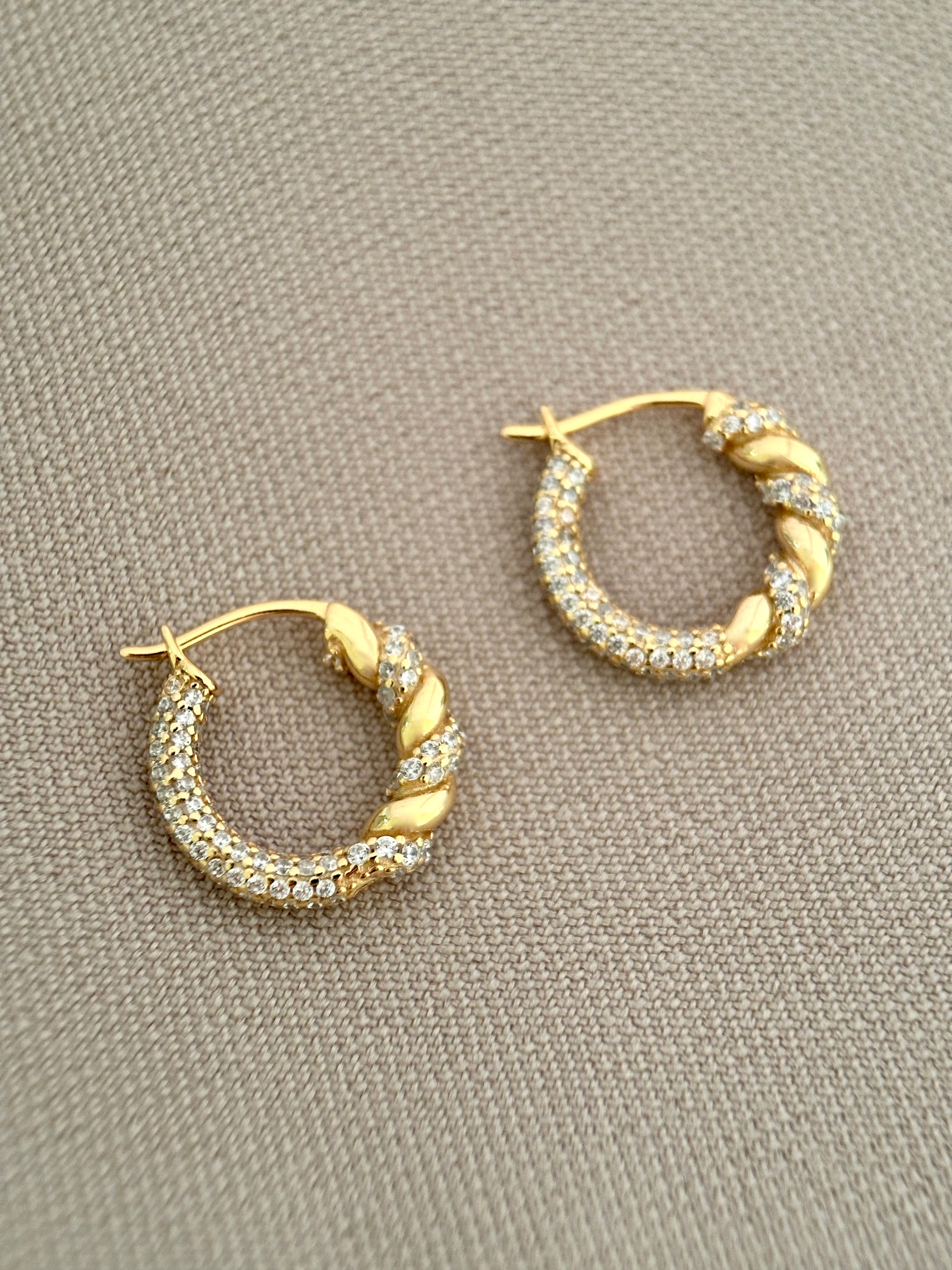 Twist Hoops Earrings