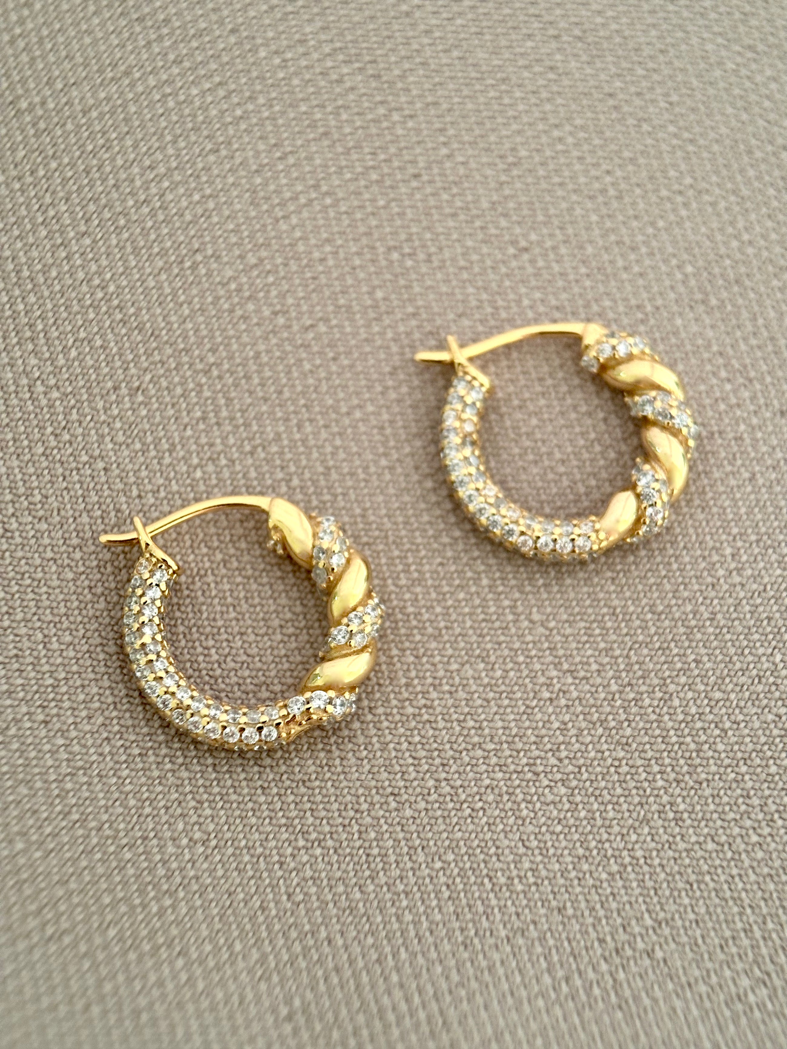 Twist Hoops Earrings