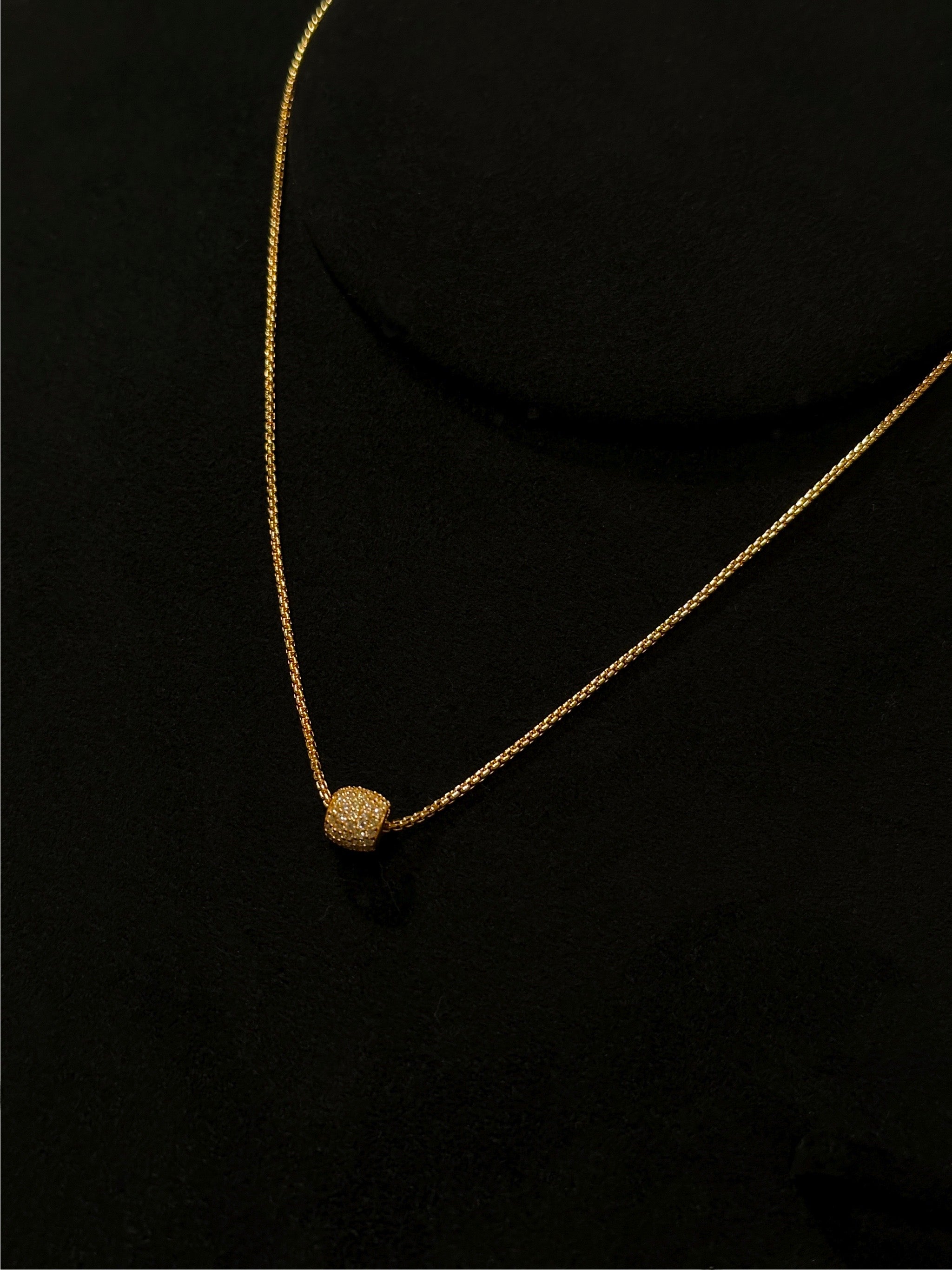 Pavé Sphere Necklace