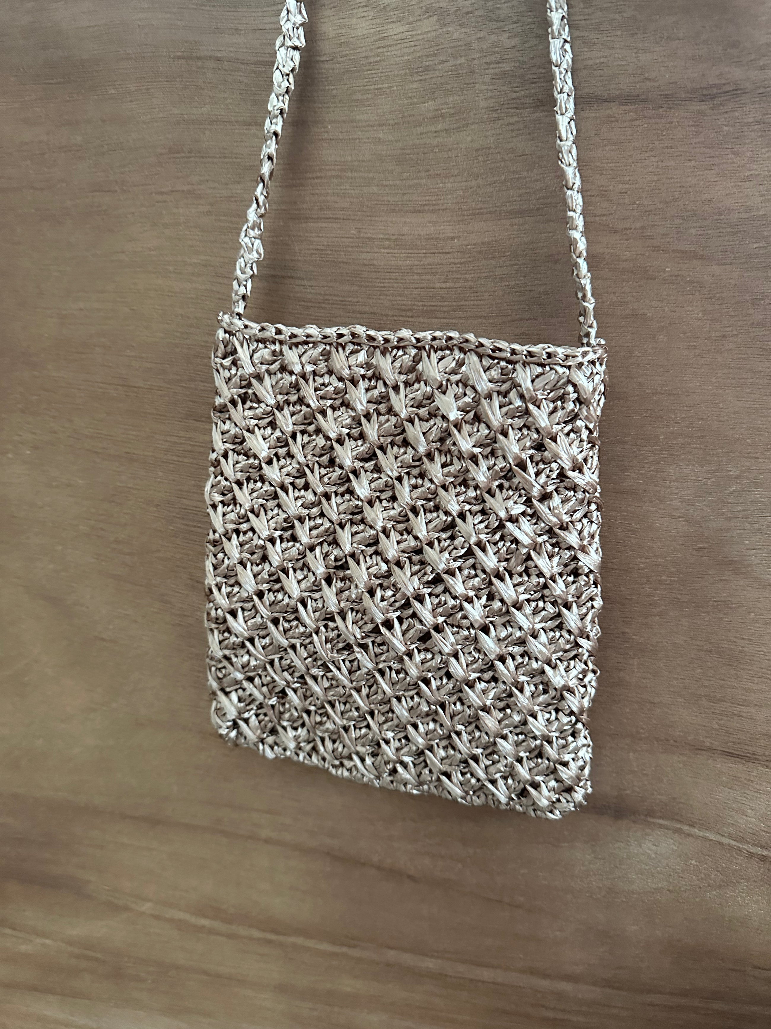 Eco Raffia Crochet Bag