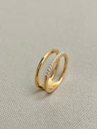 Fine Line Double-layer Ring