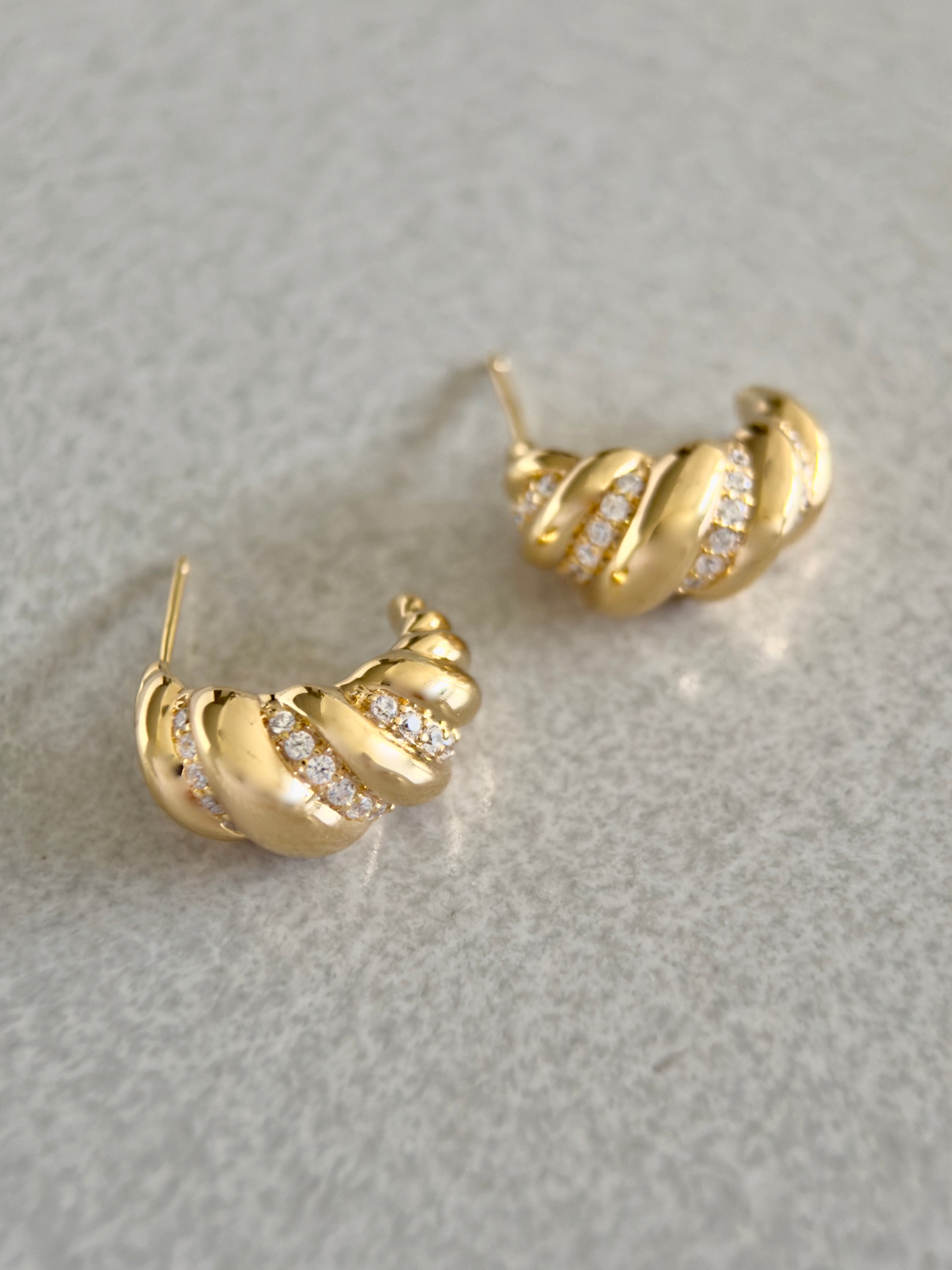 Croissant Earrings