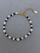Pearly Cube Bead Bracelet