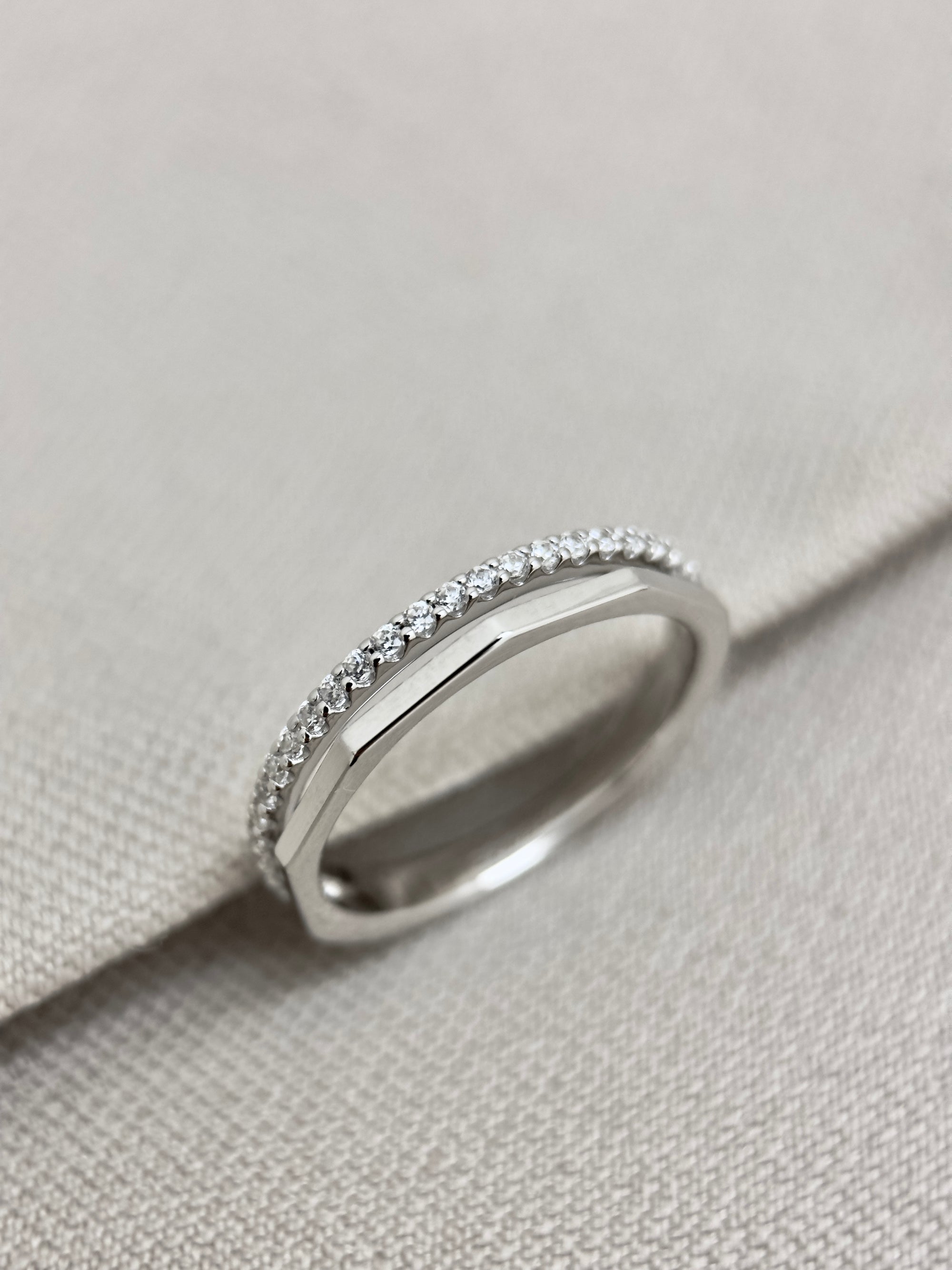 Eternity Double-layer Ring