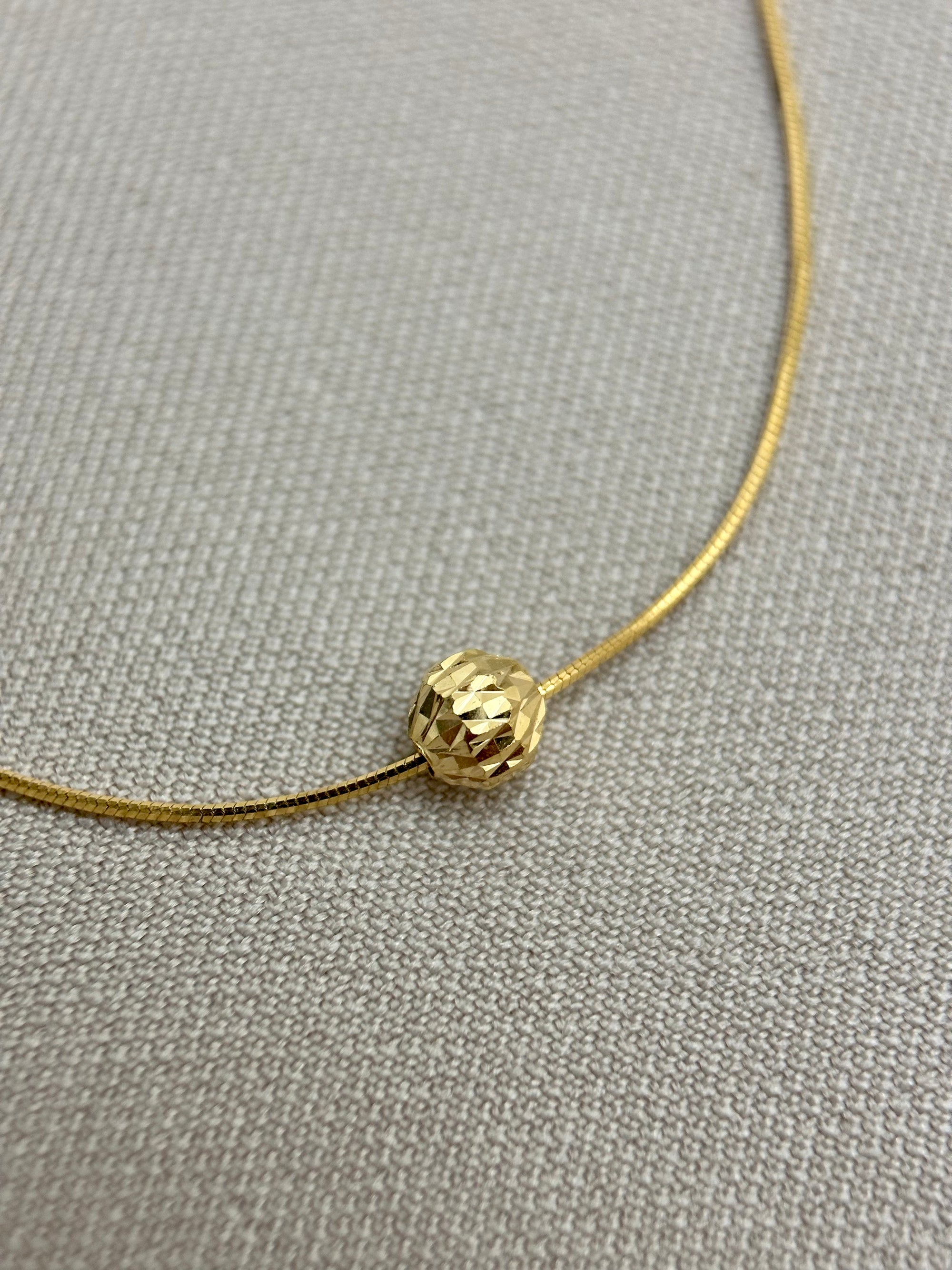 Goldie Sphere Pendent Necklace