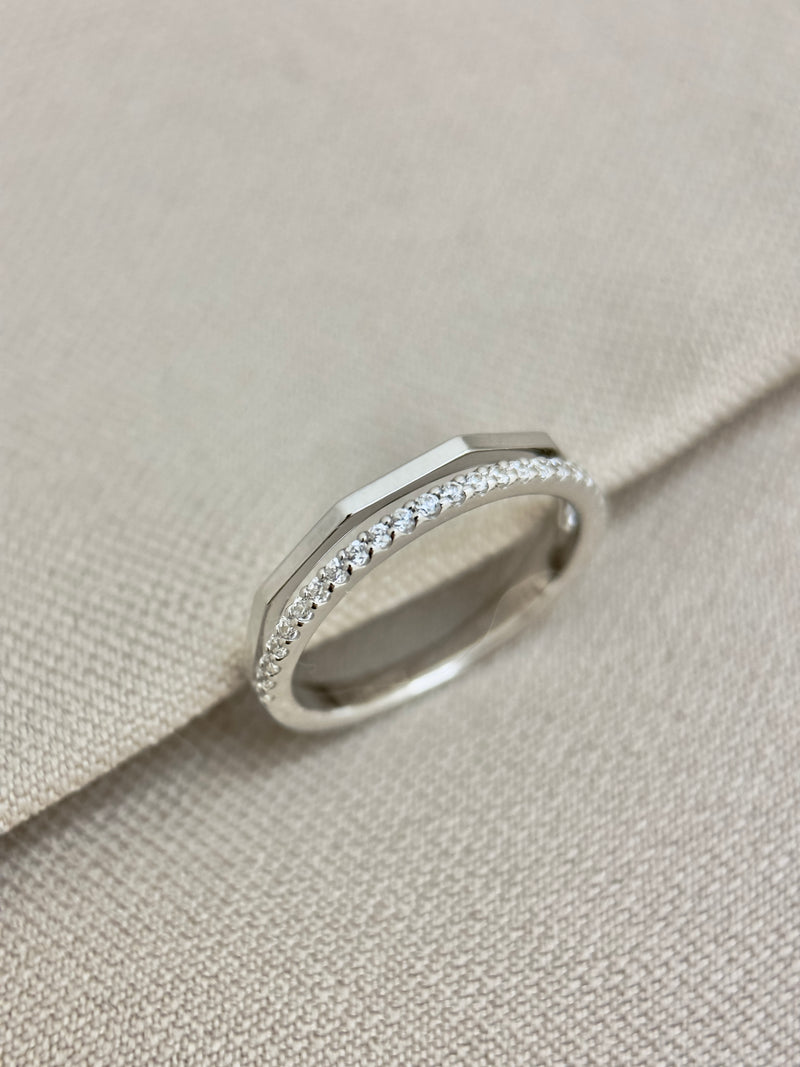 Eternity Double-layer Ring