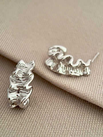 Ruffle Earrings