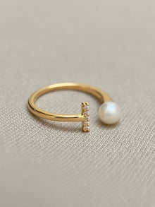 Pearl Open Ring