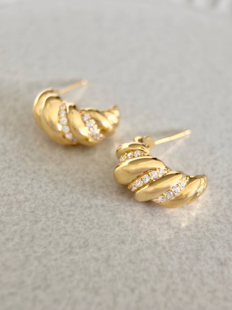 Croissant Earrings