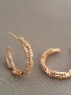 Chain Hoops Earrings
