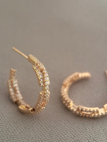 Chain Hoops Earrings