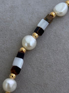 Pearly Cube Bead Bracelet