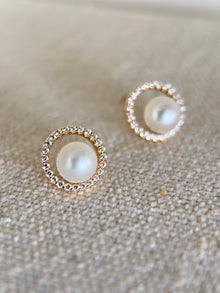 Pearly Halo Earrings