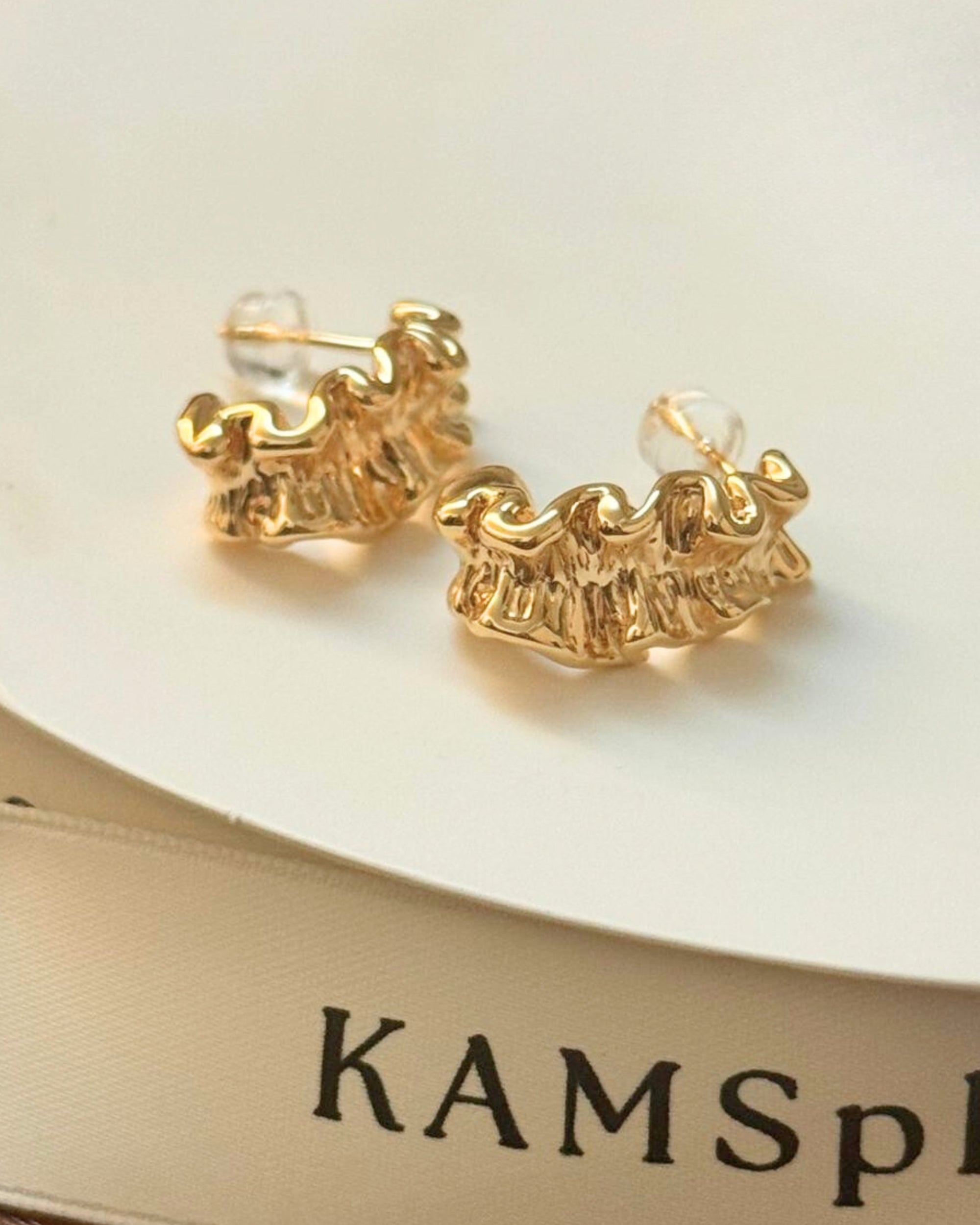 Ruffle Earrings