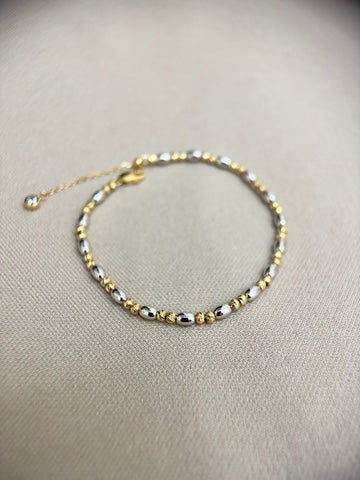 Two Tone Bead Bracelet