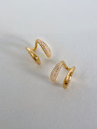 Double Huggie Earrings