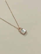 Pearly Lock Necklace