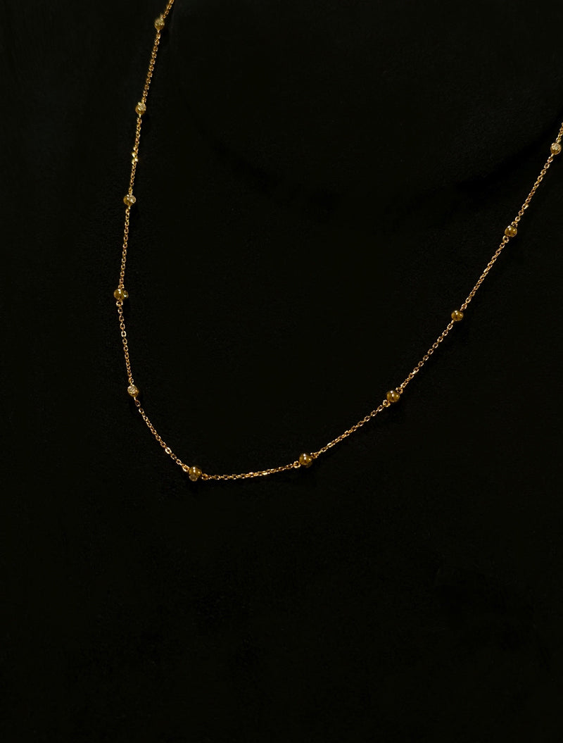 Spheres Drop Chain Necklace