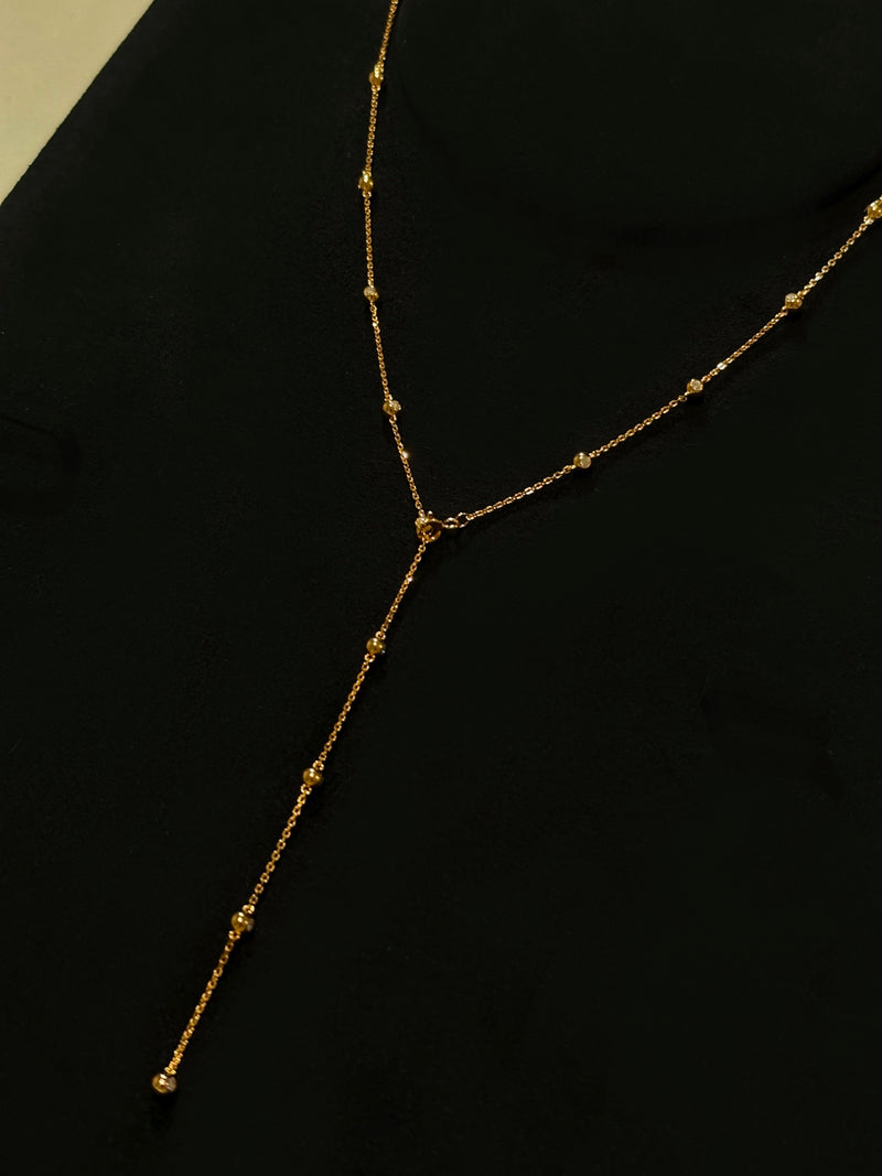 Spheres Drop Chain Necklace