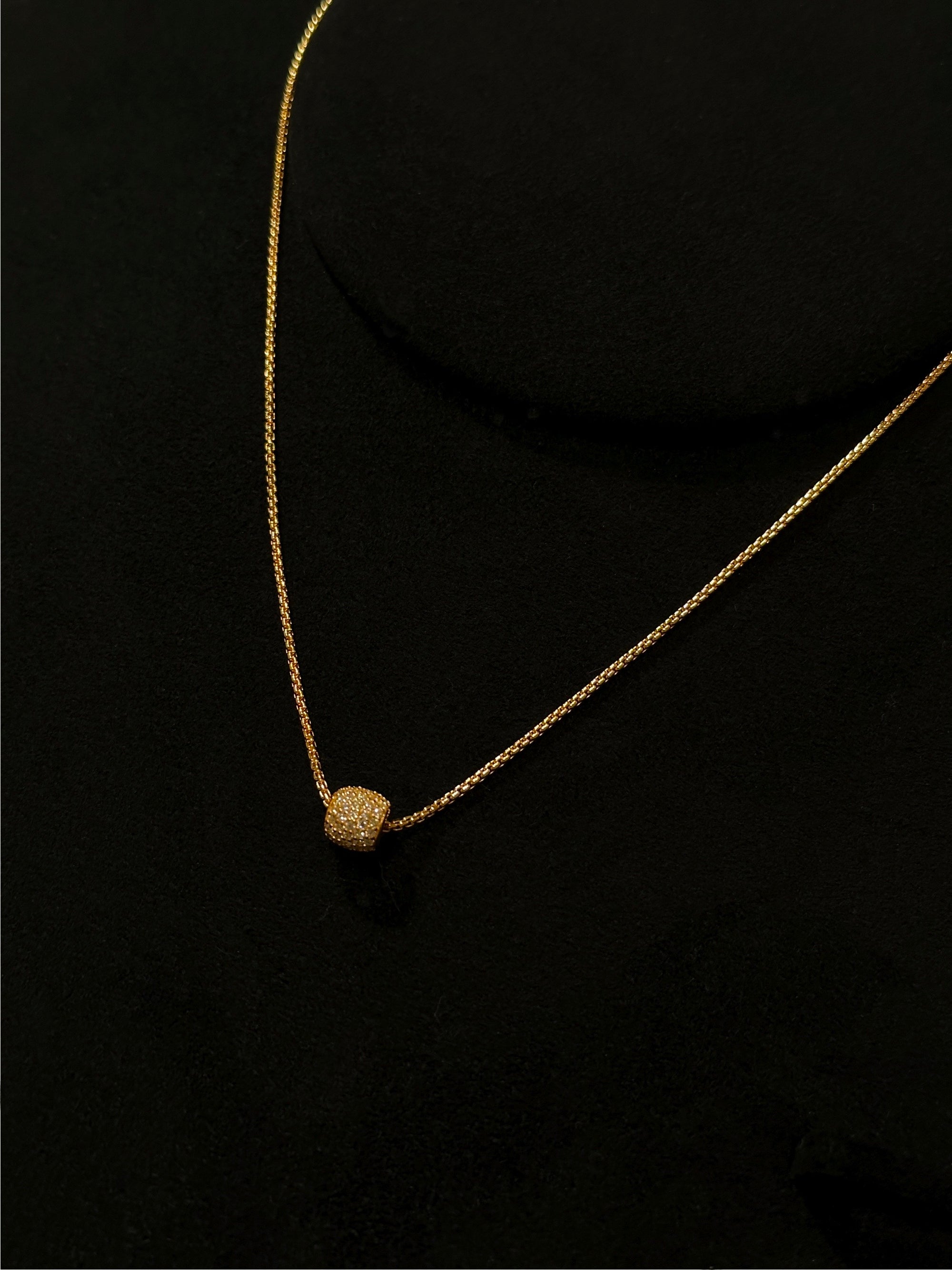 Pavé Sphere Necklace