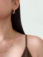 Chain Hoops Earrings