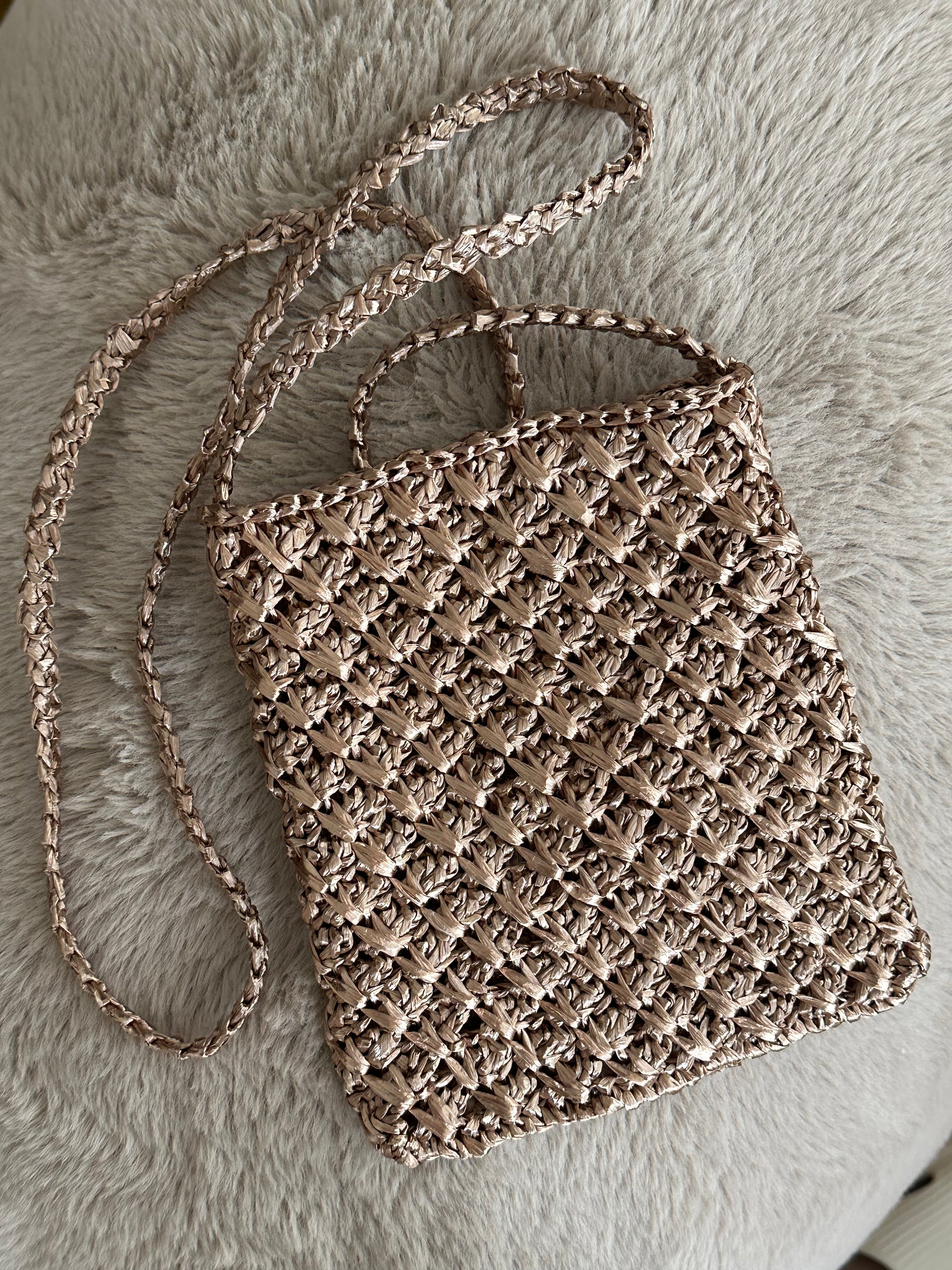 Eco Raffia Crochet Bag