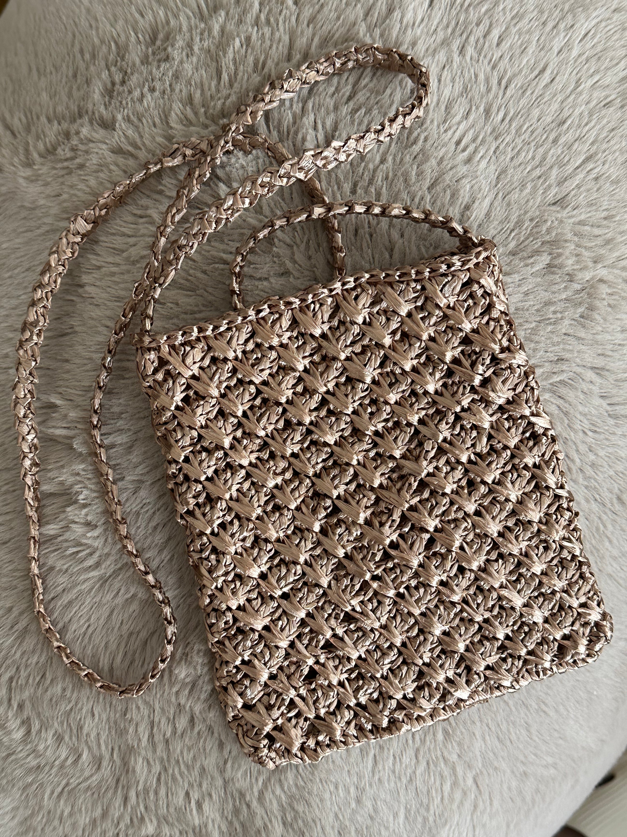 Eco Raffia Crochet Bag